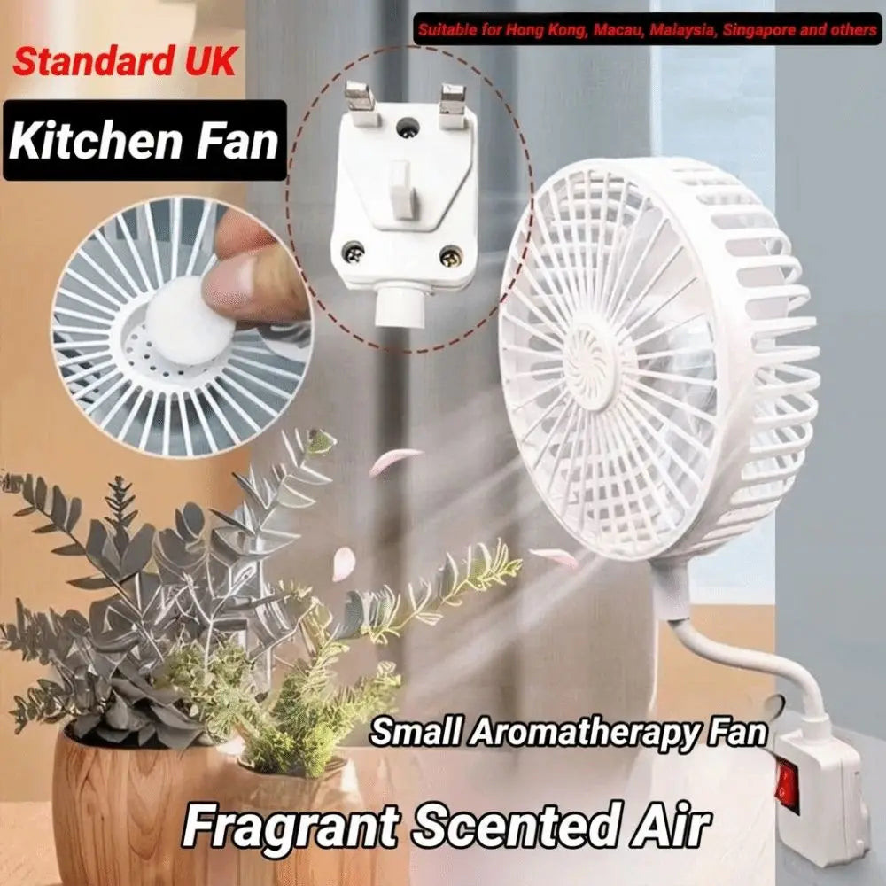 360° Rotatable Wall Socket Fan | Low Noise, Energy Saving Wall Socket Fan Nixie