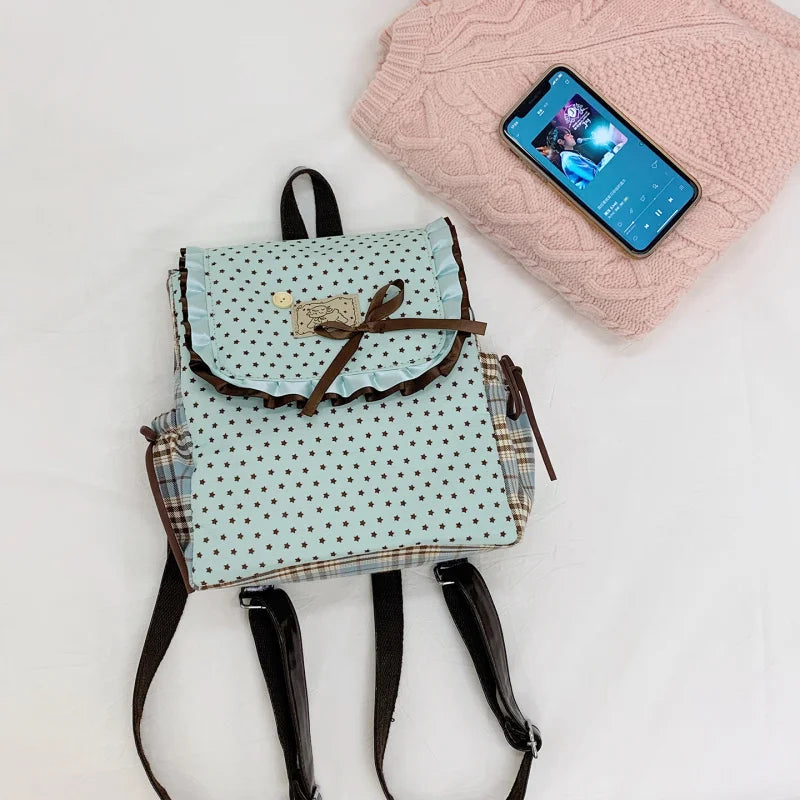 Cute Girls' Puppy Doll School Backpack – Lolita Nylon Bag Girls School Backpack Nixie