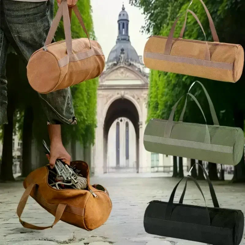 Heavy-Duty Cowhide Tool Bag | Electrician & Woodworking Tool Storage Bag Nixie