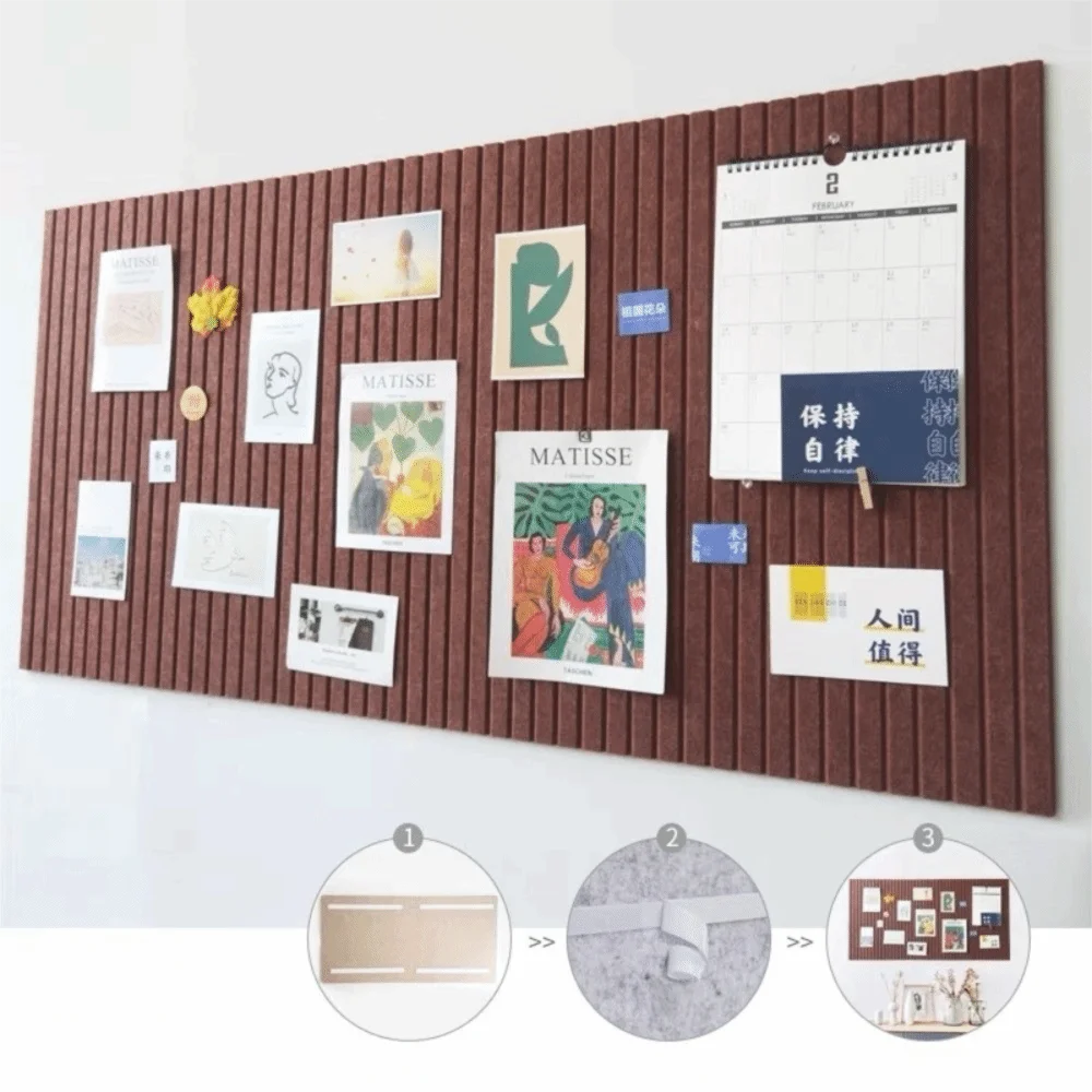 Self-Adhesive Felt Bulletin Board Wall Sticker 40x60cm Felt Bulletin Board Nixie