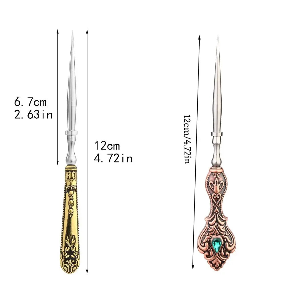 Metal Vintage Sewing Awl – Leather & Fabric Hole Punch DIY Tool