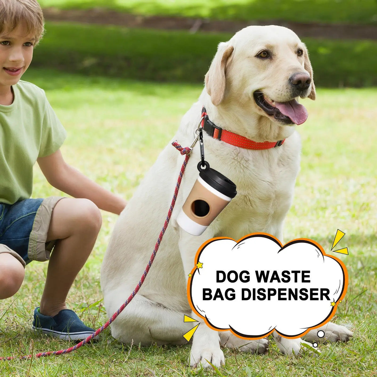 Coffee Cup Dog Poop Bag Holder – Portable Waste Dispenser