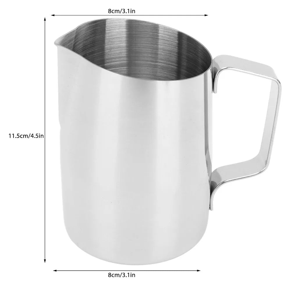 450ml Stainless Steel Milk Frothing Pitcher | Latte Art Jug Milk Frothing Pitcher Nixie