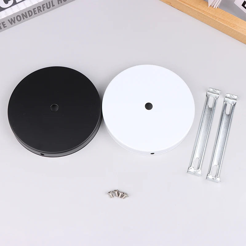 12cm Metal Ceiling Canopy Plate DIY Retro Pendant Light Base