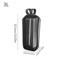 3L Hard Shell Waterproof Handlebar Bag – Scooter & Bike Handlebar Storage Bag Nixie As show