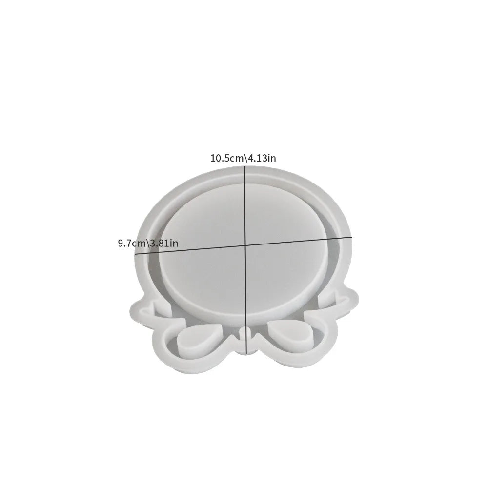 Christmas Silicone Mold – Elk, Snowflake & Tree Resin Mould Silicone Craft Mold Nixie 01