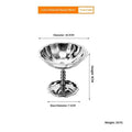 Stainless Steel Ice Cream Goblet Retro Dessert Cup | Nixie Dessert Goblet Cup Nixie 2 Silver