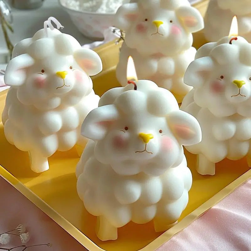 Cute Sheep Silicone DIY Mold – Candle, Soap & Craft Silicone Craft Mold Nixie