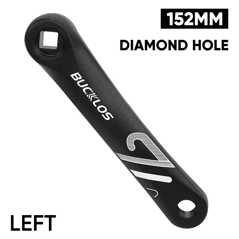 BUCKLOS Aluminum Bike Crank Arms 152mm 170mm 175mm MTB Road Bicycle Crank Arms Nixie L-DIAMOND-152