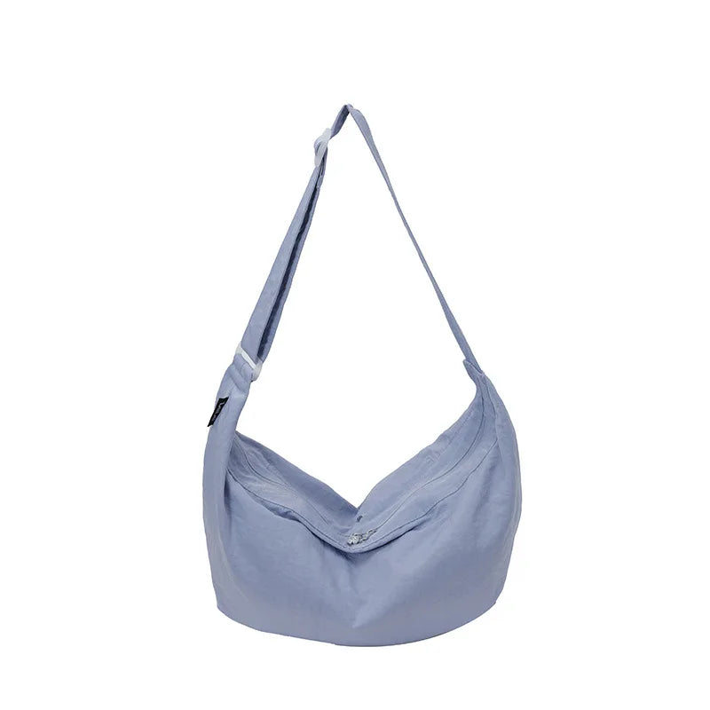 Korean Canvas Crossbody Dumpling Bag – Large Capacity | Nixie Crossbody Shoulder Bag Nixie