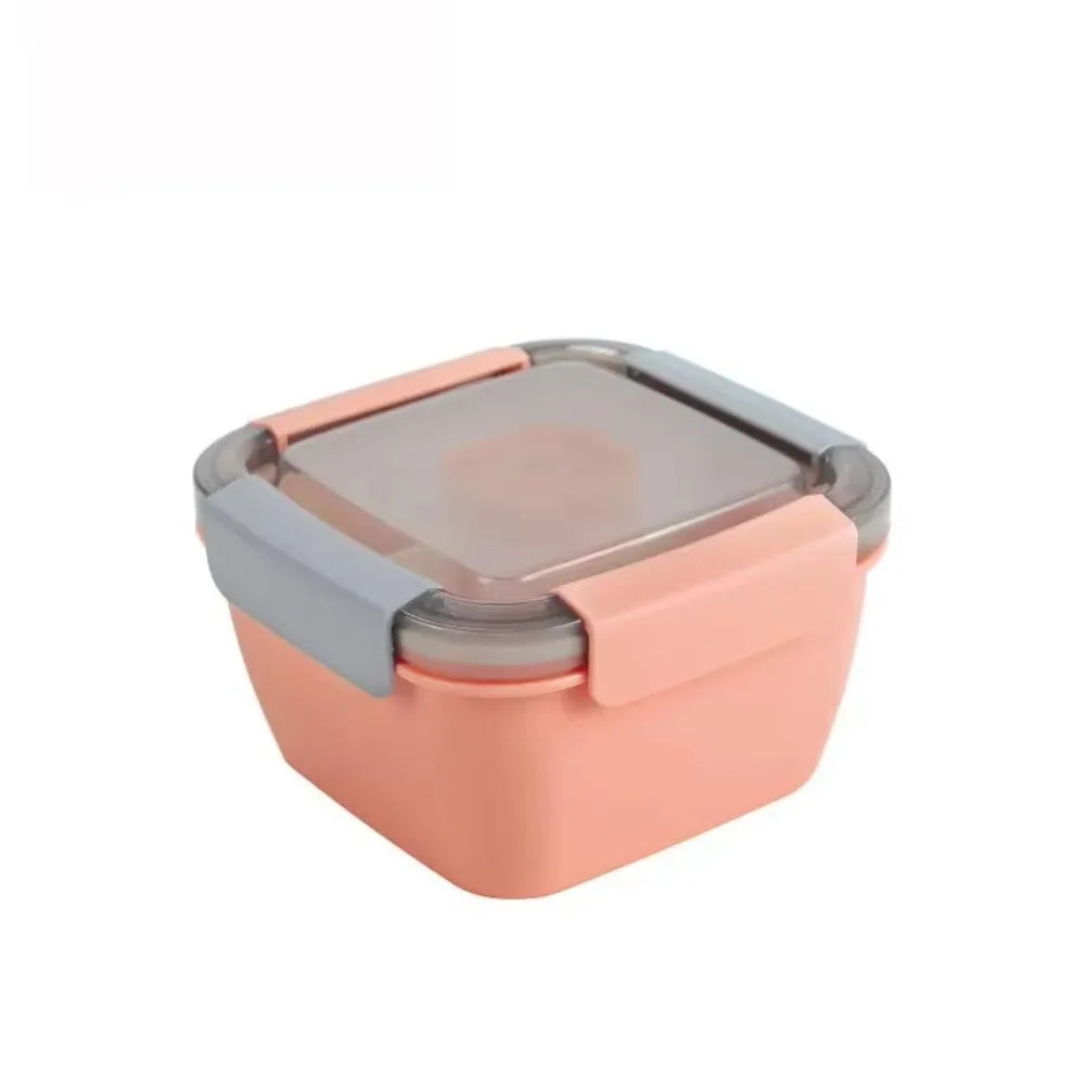 Portable Mesh Salad Bowl Lunch Box with Leak-Proof Dressing Cup Salad Lunch Container Nixie 1000ml