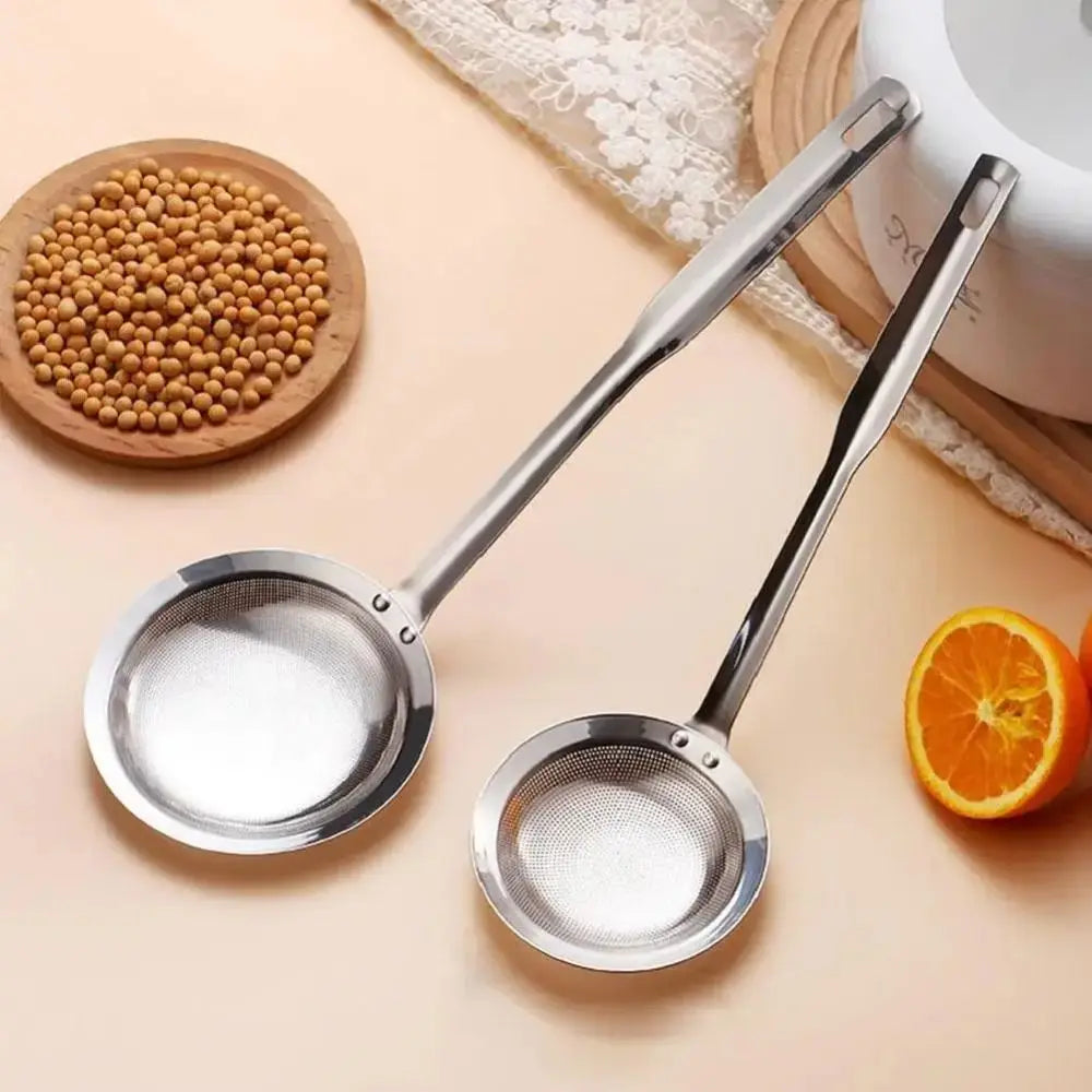 Stainless Steel Oil Strainer Fine Mesh Skimmer Spoon | S & L Kitchen Skimmer Spoon Nixie