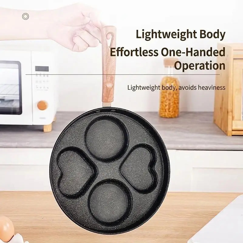 Nonstick Multi-Cavity Frying Pan 1/3/4/7 Hole Breakfast Pan Nonstick Breakfast Pan Nixie