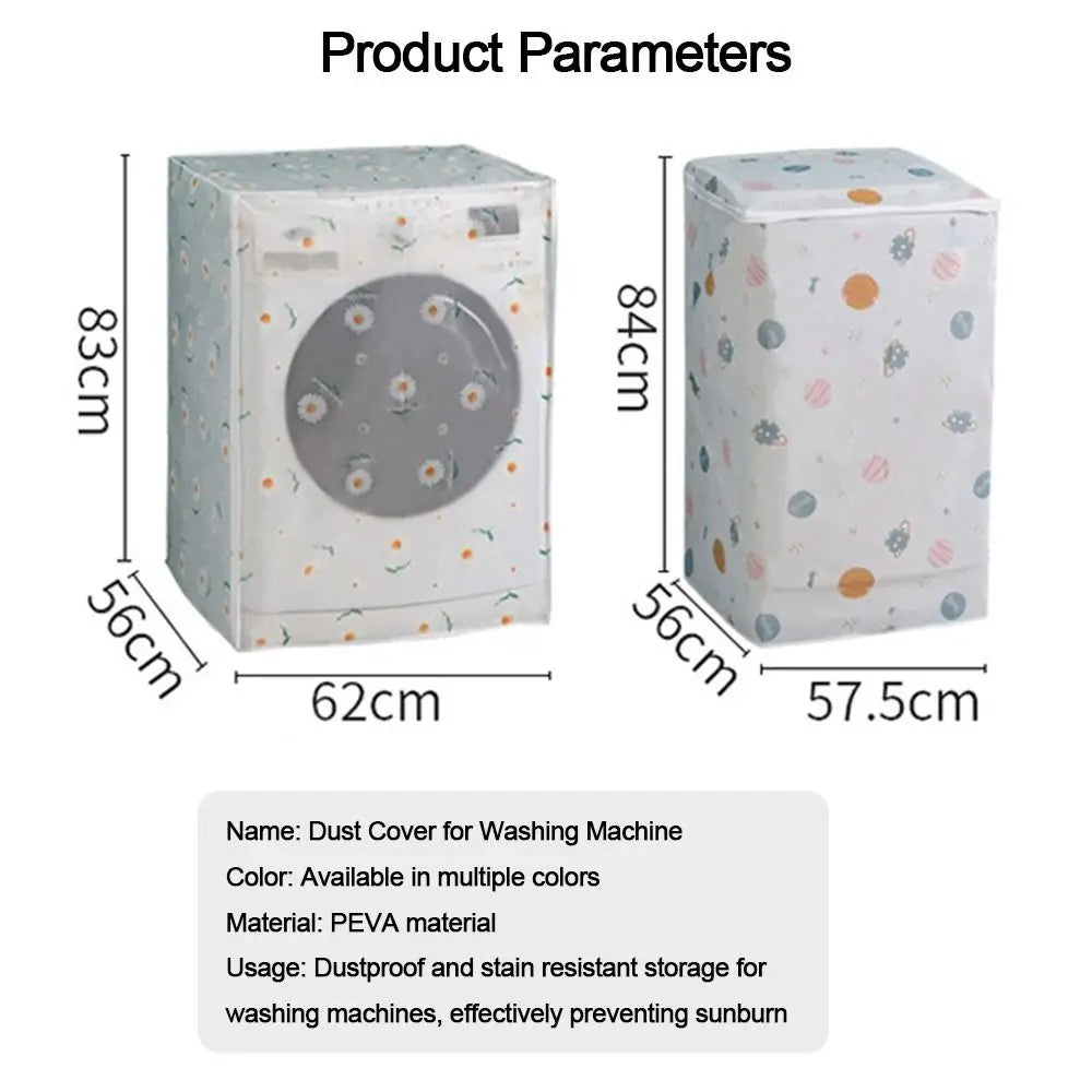 PEVA Waterproof Washing Machine Cover – Top & Front Load