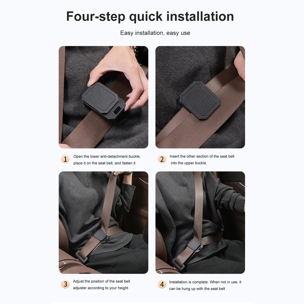 Car Seatbelt Adjuster Clips – Slip-Resistant Shoulder Guard Seatbelt Adjuster Clip Nixie