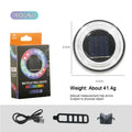 BUCKLOS Solar USB-C LED Bike Tail Light | Colorful Rear Lamp Bike Tail Light Nixie ROUND Light