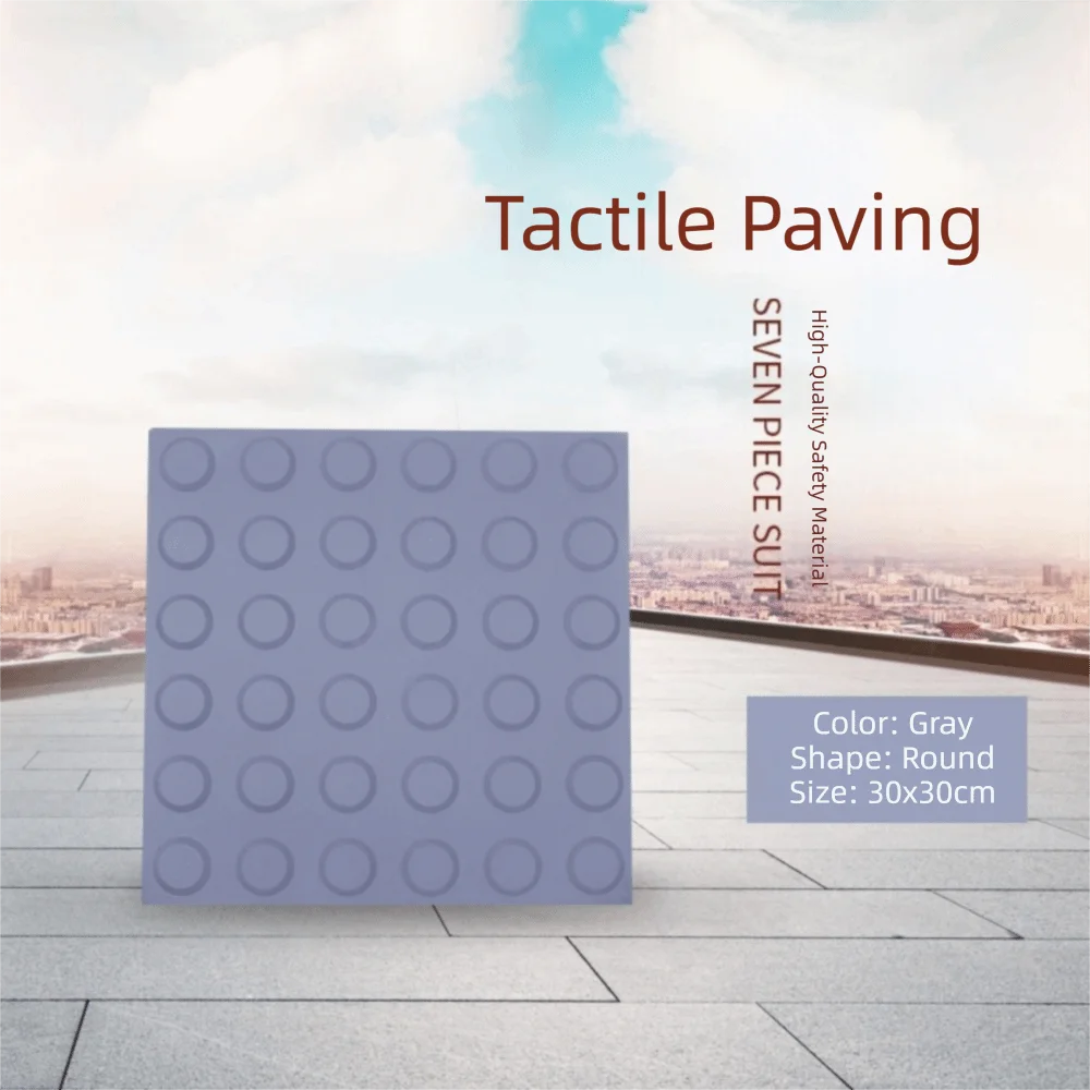PVC Tactile Paving Blind Road Brick Self-Adhesive Floor Stickers Tactile Paving Tiles Nixie