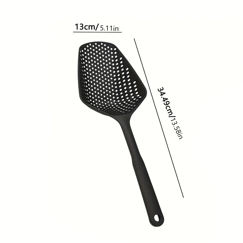 Large Slotted Spoon Kitchen Skimmer & Draining Scoop Kitchen Skimmer Spoon Nixie