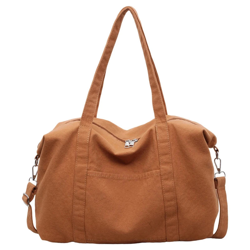 Large Canvas Tote Bag – Minimalist Crossbody & Shoulder Handbag Canvas Tote Bag Nixie
