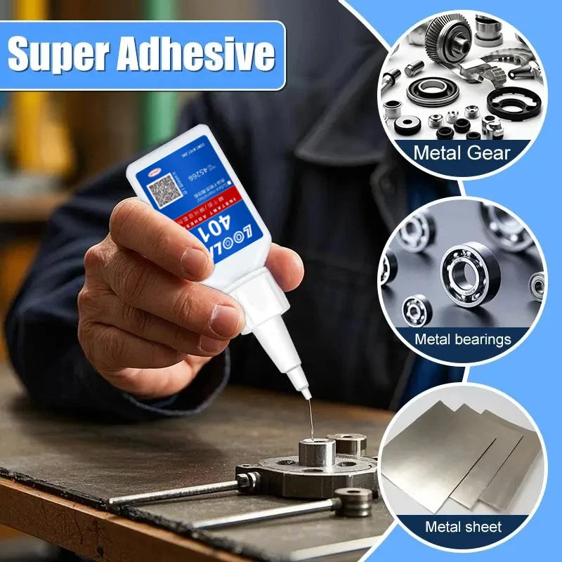 401 Instant Super Glue 20ml – Strong Universal Adhesive Instant Super Glue Nixie