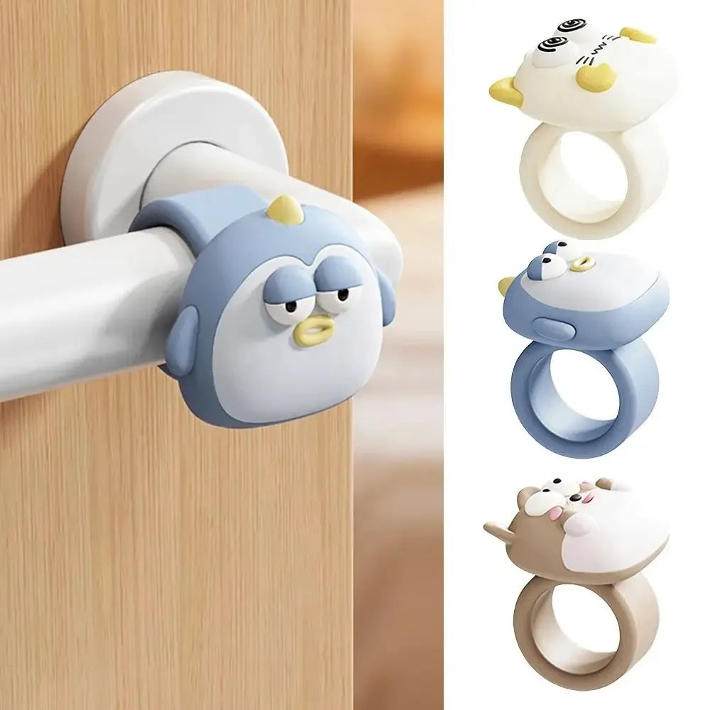 Silicone Door Handle Bumper Pad – Cartoon Anti-Shock Door Stopper Door Stopper Bumper Nixie