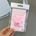 Cute Cartoon Plush Keychain Bag Charm DIY Pendant Accessory Plush Keychain Charm Nixie Pink