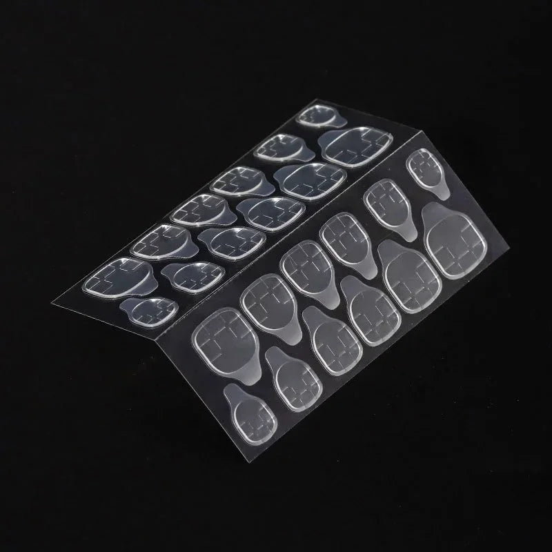 Double-Sided Nail Jelly Glue Adhesive Tabs 240pcs – Press-On Nail Adhesive Tabs Nixie