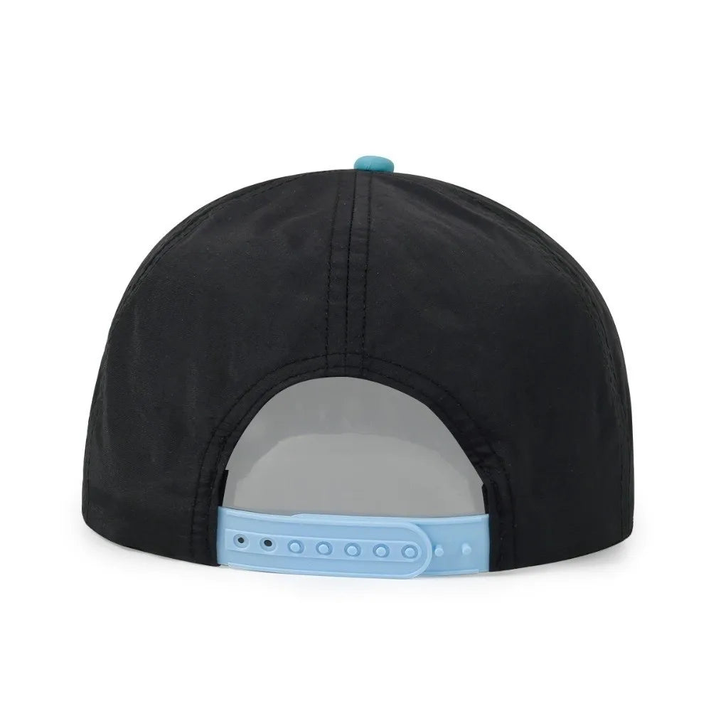 Flat Brim Baseball Cap Quick-Dry Adjustable Sun Visor Hat