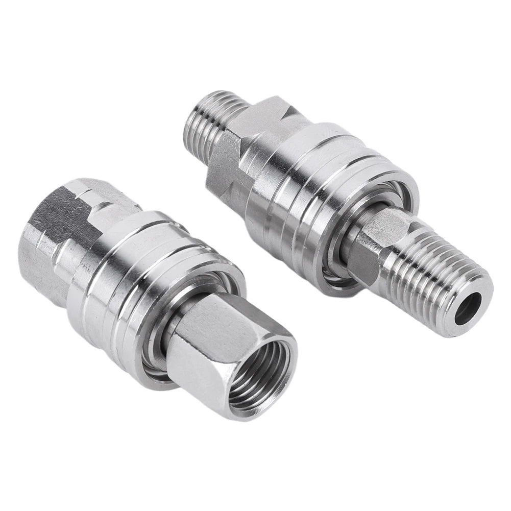 4Pcs 1/4" NPT Quick Connect Pressure Washer Adapter Set Pressure Washer Fittings Nixie