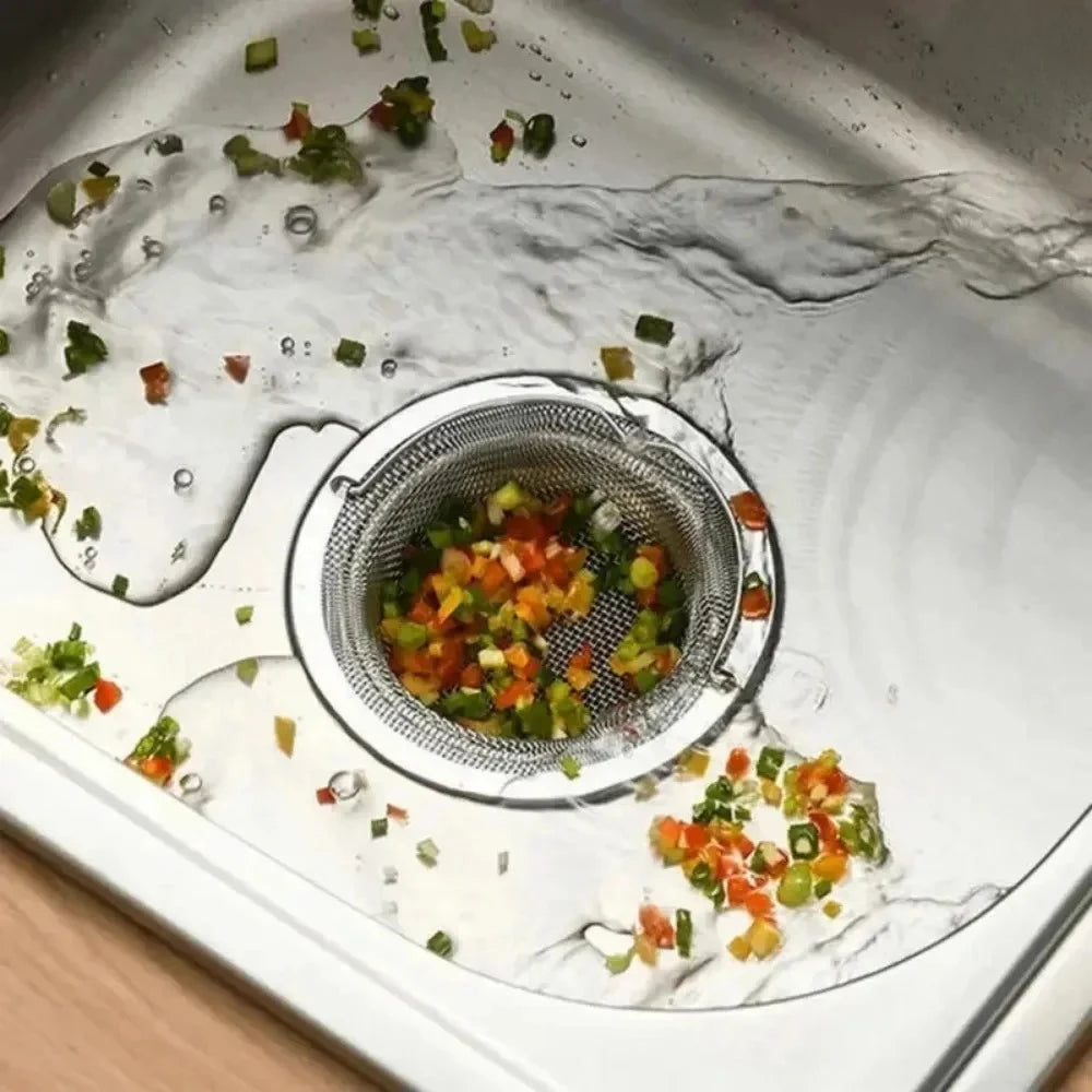 Stainless Steel Sink Strainer Drain Filter & Food Catcher