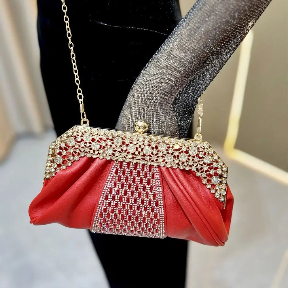 Diamond Embellished Evening Tote Bag | Women's Party Handbag Evening Tote Handbag Nixie