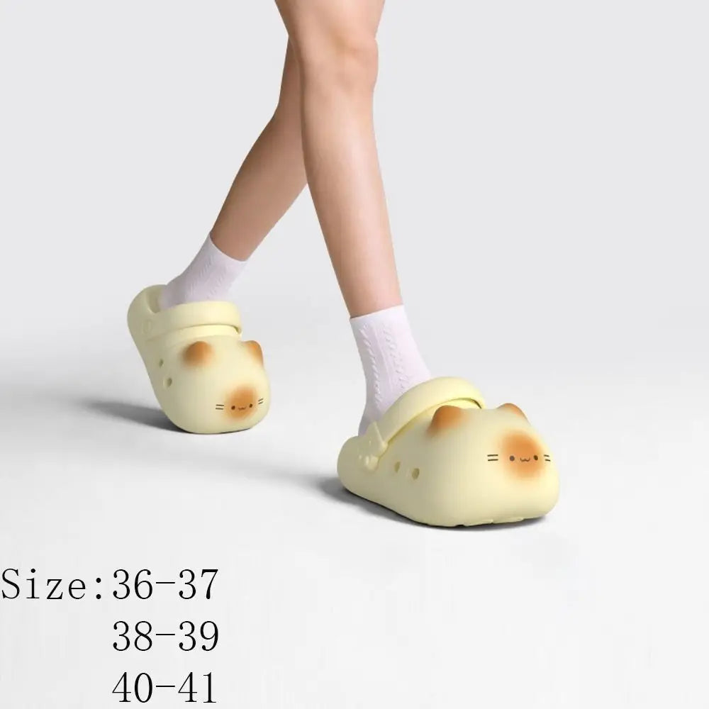 Waterproof Cat Paw Slippers – Anti-Slip Women's Indoor Mules Indoor Mule Slippers Nixie