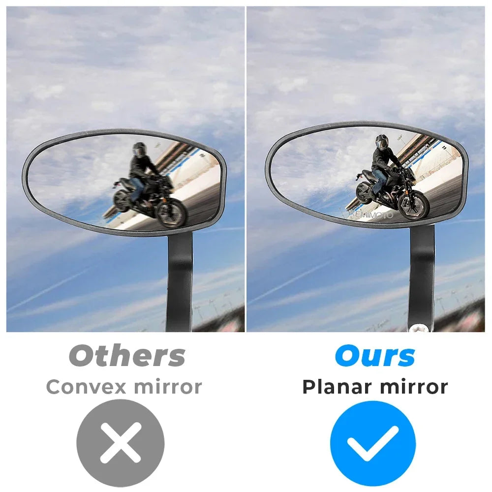 CNC Bar End Mirrors for Yamaha MT-07 MT-09 XSR900 TMAX530 Motorcycle Bar End Mirrors Nixie