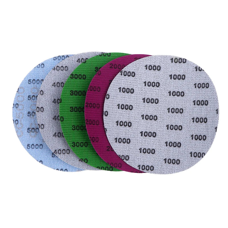 5-Inch Sandpaper Discs 1000–5000 Grit Wet/Dry Pack of 15/25 Sanding Discs Nixie