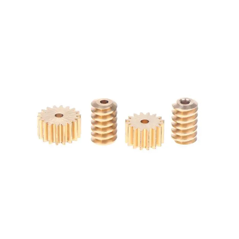 0.5M Copper Worm Gear Drive Set – 12–32 Teeth DIY Model Kit