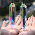 2 Pcs Glass Crystal Sun Catcher Window Prism Rainbow Ornament Window Sun Catcher Nixie 2pcs