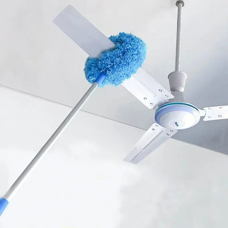 Ceiling Fan Duster Ring Shape Telescoping Long Handle Brush