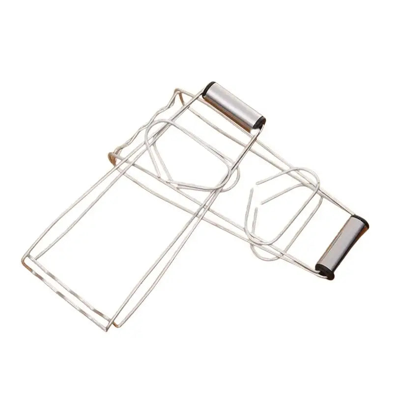 Stainless Steel Foldable Bowl Clip & Plate Gripper – 2 Pack