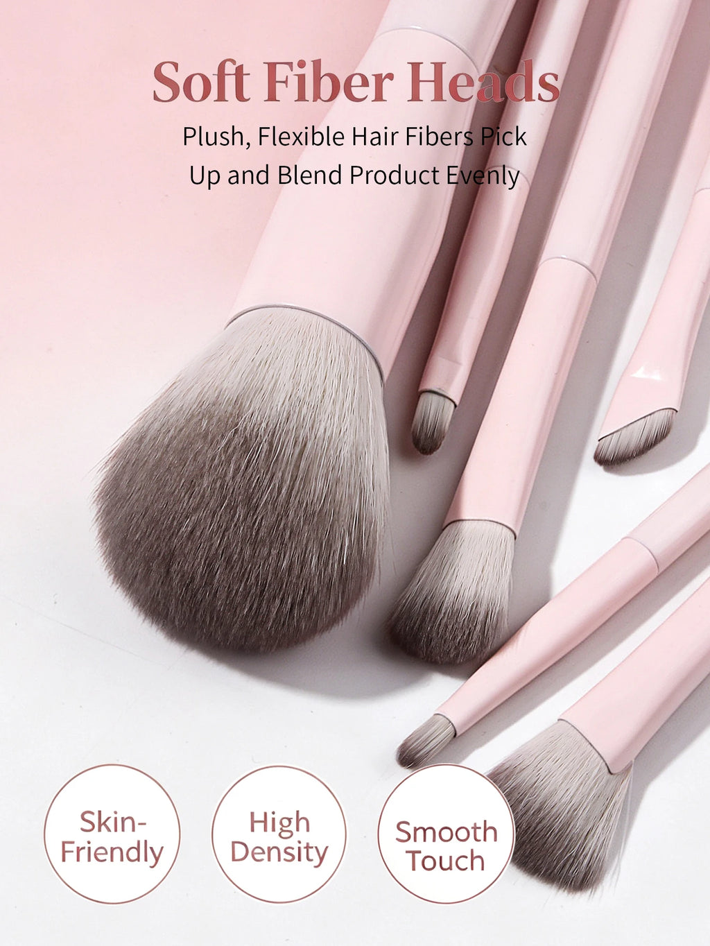 16Pc Makeup Brush Set – Soft Synthetic Hair, Sponge & Puff Makeup Brush Set Nixie