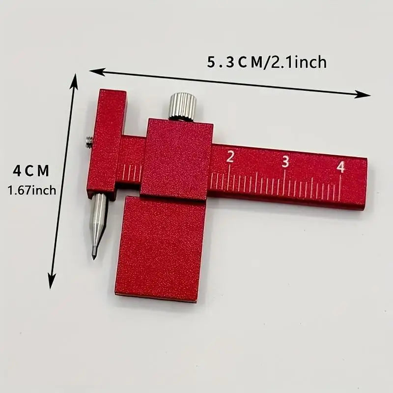 Equidistant Scribing Ruler Parallel Scriber Marking Tool