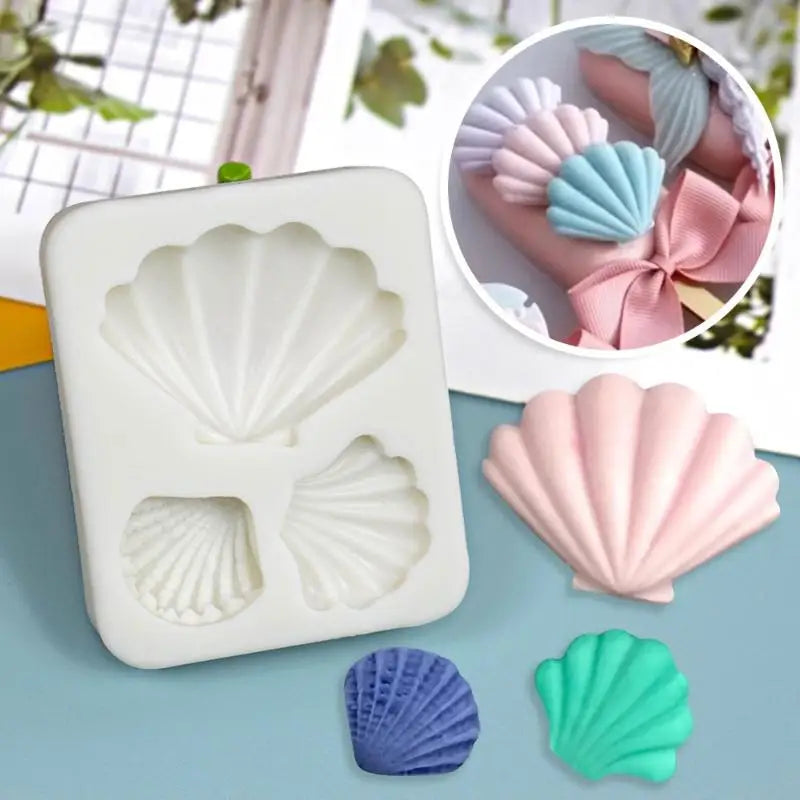 Shell Pearl Silicone Fondant Mold – Cake Decorating Tool