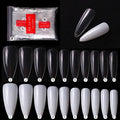 500PCS Clear Acrylic Press On Nail Tips – Multi-Shape Manicure Set Press On Nail Tips Nixie Clear color