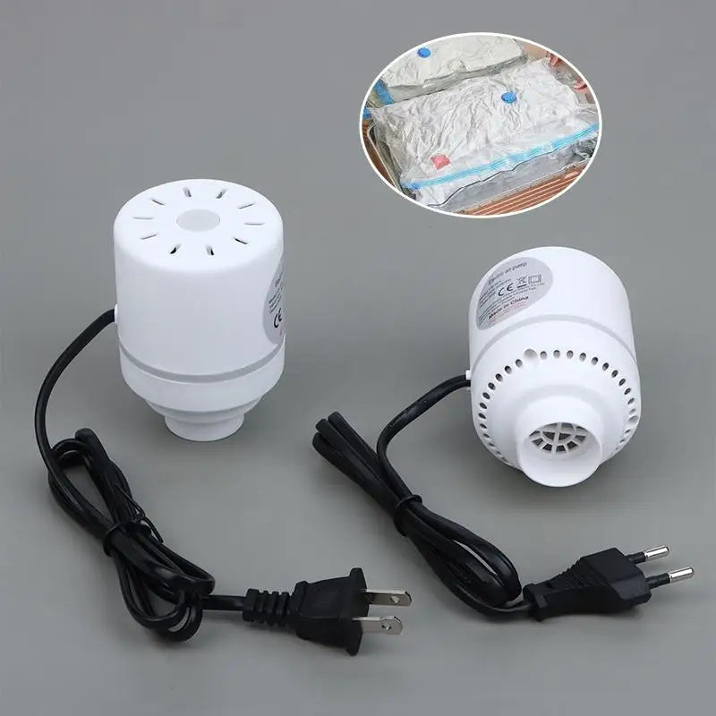 Vacuum Storage Bag Air Pump 110V/120V – Travel & Home Use Vacuum Storage Pump Nixie