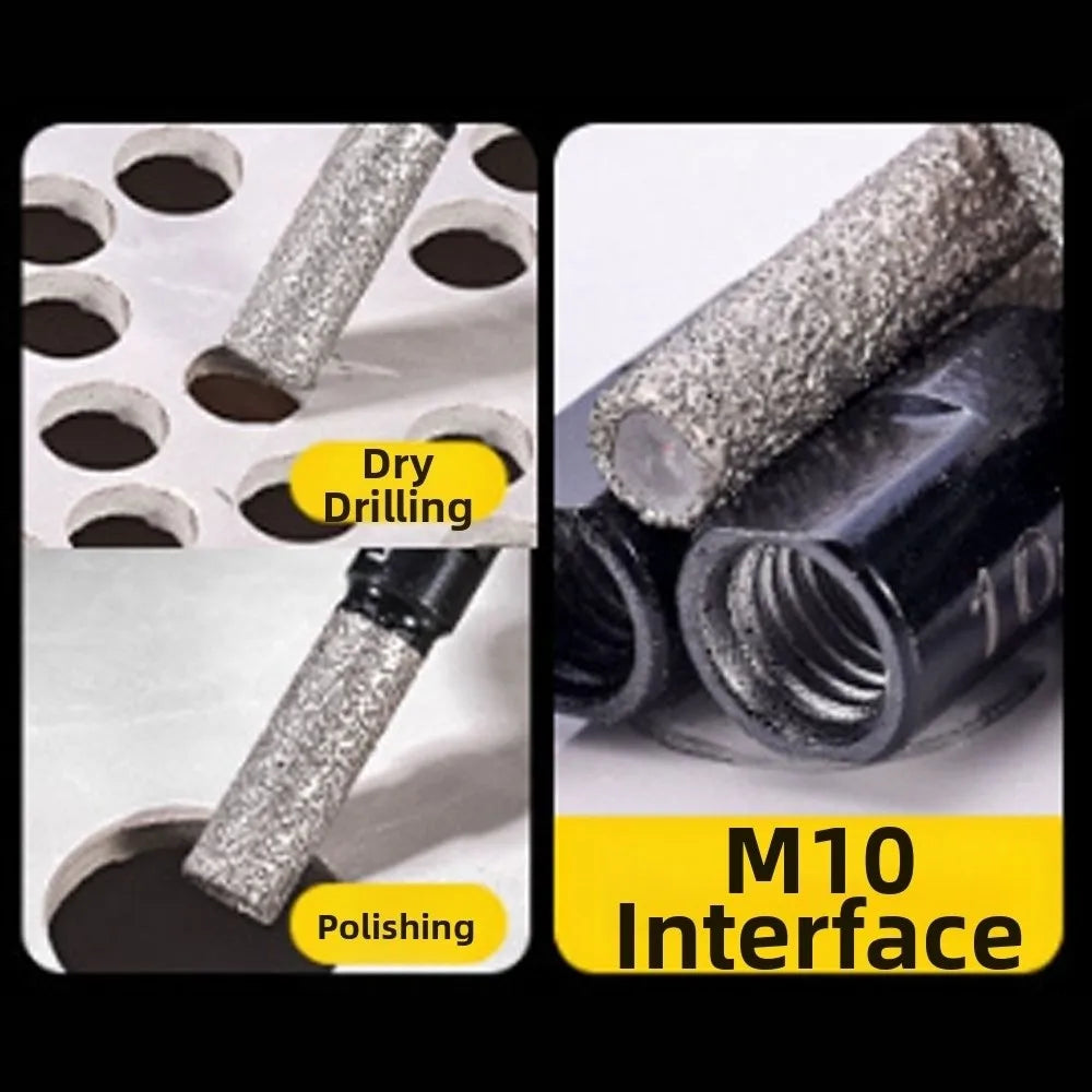 M10 Diamond Brazed Tile Drilling Bit 6-12mm | Angle Grinder Diamond Drill Bit Nixie