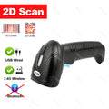 INSTOFC 3-in-1 1D 2D Barcode Scanner Wired Wireless Bluetooth