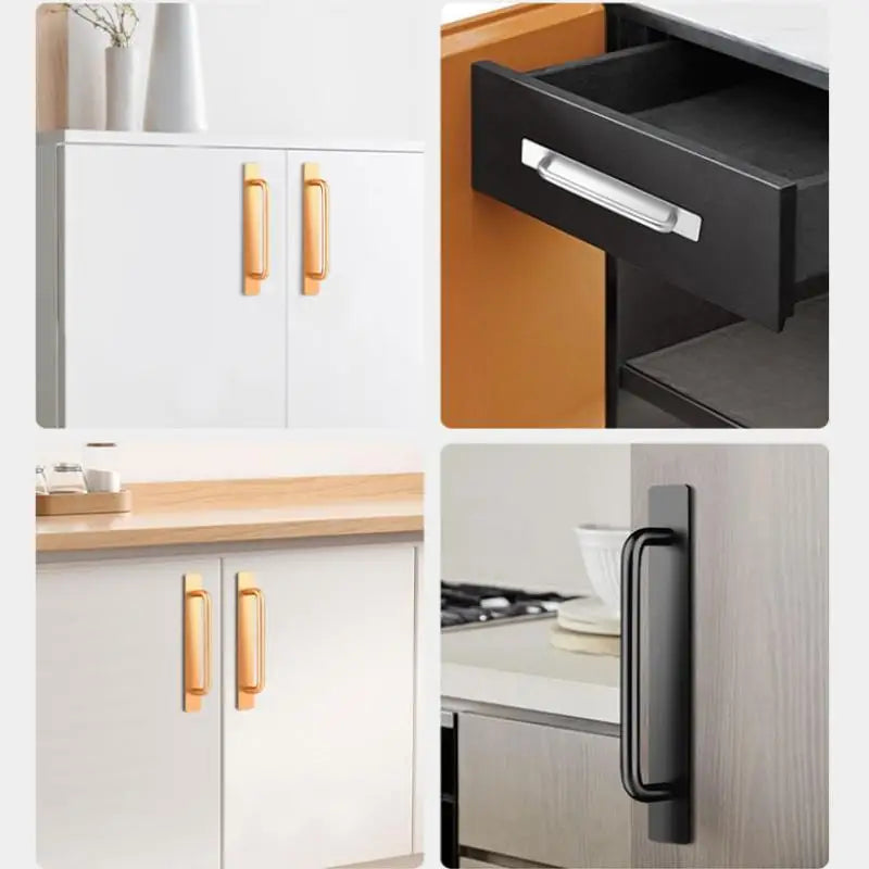Aluminum Self-Adhesive Door & Drawer Handle – No Drilling