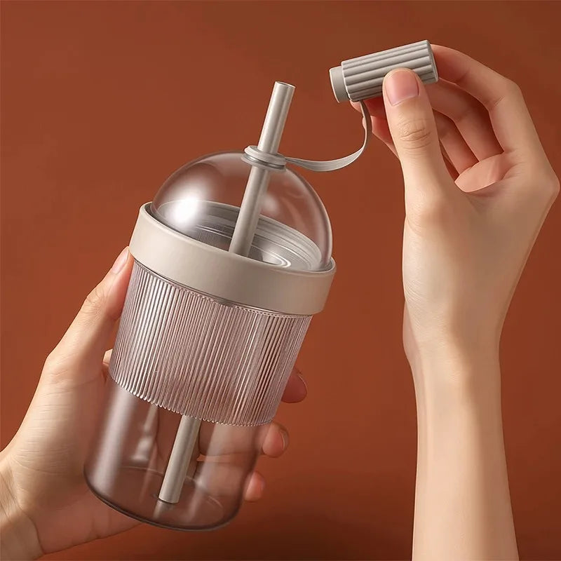 17oz Reusable Coffee Tumbler with Lid & Straw | Nixie Travel Mug Travel Tumbler Nixie