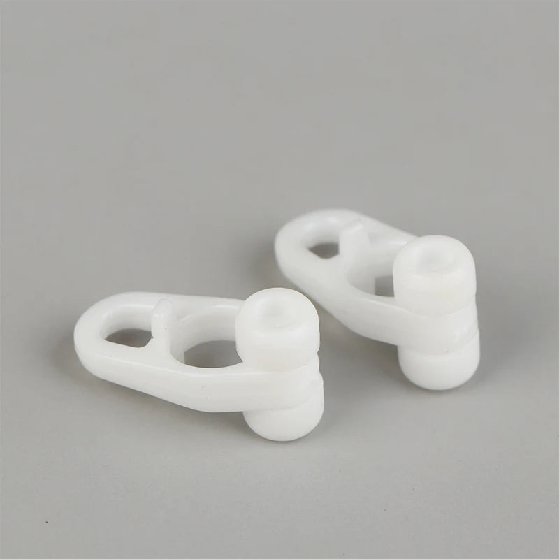 50pcs Curtain Rail Sliding Wheel Hooks – Universal Straight & Curved Curtain Rail Hooks Nixie