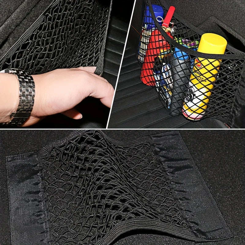 Car Trunk Storage Net Bag – SUV Rear Seat Organizer Car Cargo Organizer Nixie