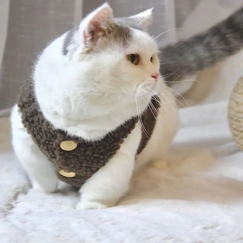 Fleece Winter Warm Pet Sweatshirt Vest for Cats & Small Dogs Pet Apparel Nixie